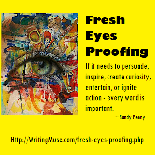 Fresh Eyes Proofing - Every author needs fresh eyes.