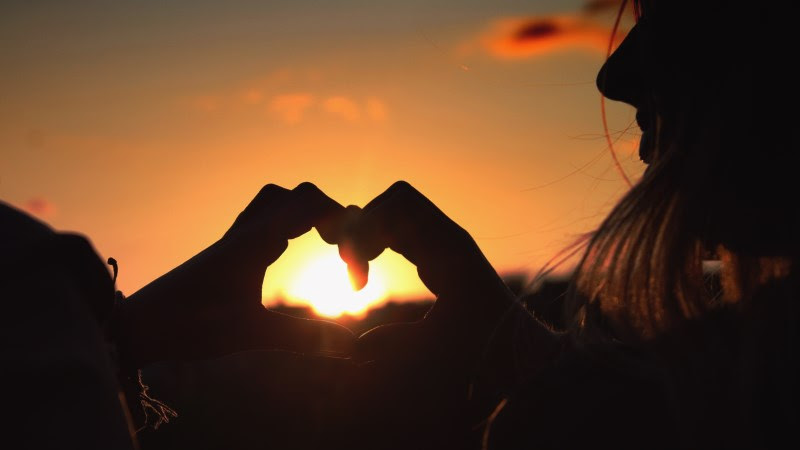 Share the Love at Sunset