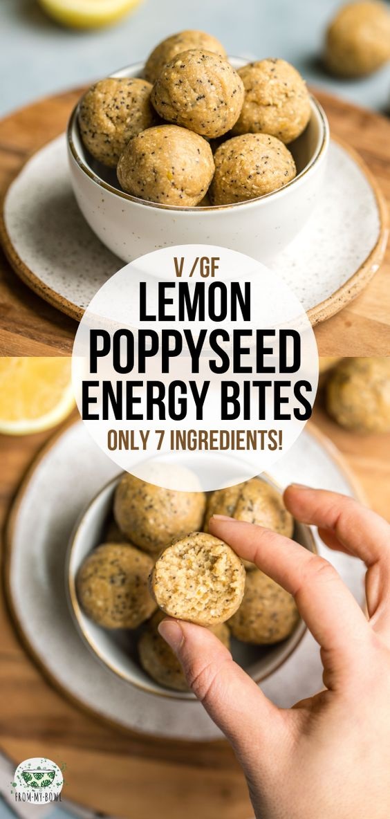 Lemon Poppyseed Energy Bites