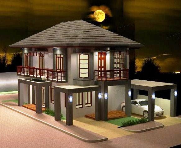 Model Desain Rumah Minimalis 2 Lantai Modern Sederhana