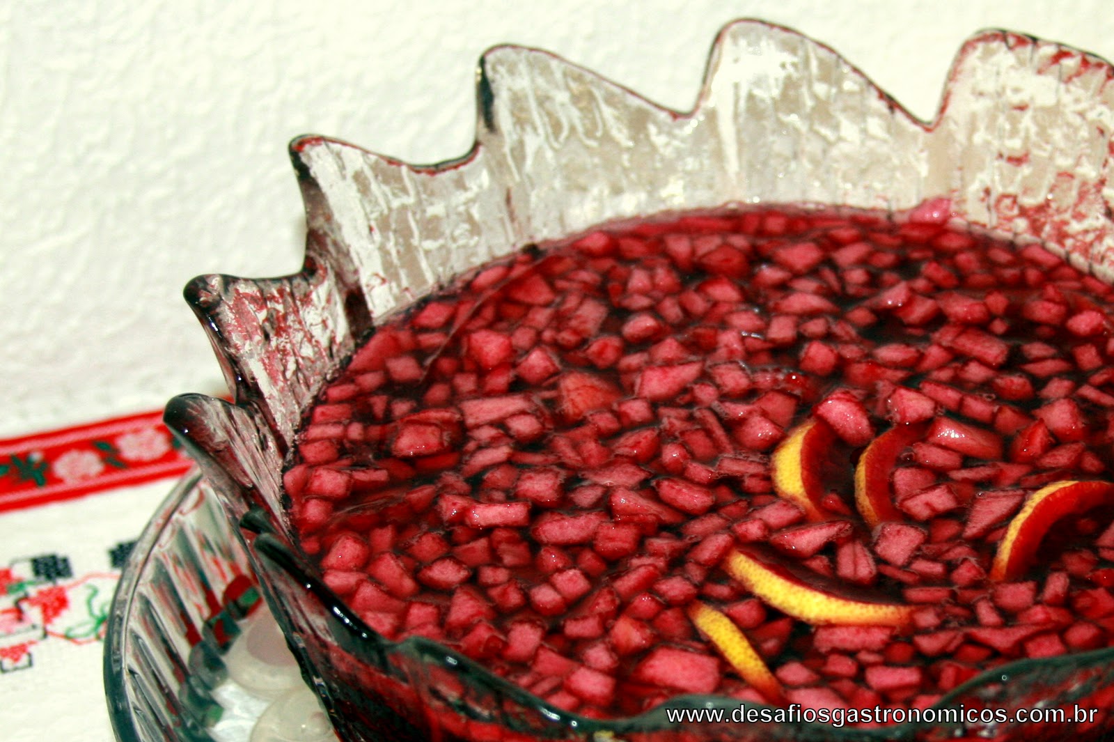 Desafios Gastronômicos DESAFIO Preparar a Sangria da Pizzaria Margherita!