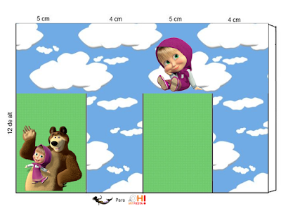 Masha y el Oso: Etiquetas para Candy Bar para Imprimir Gratis. Etiquetas de Masha y el Oso para imprimir gratis.
