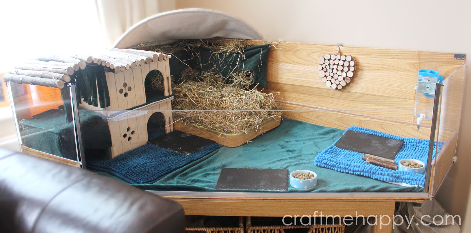 perspex guinea pig cage