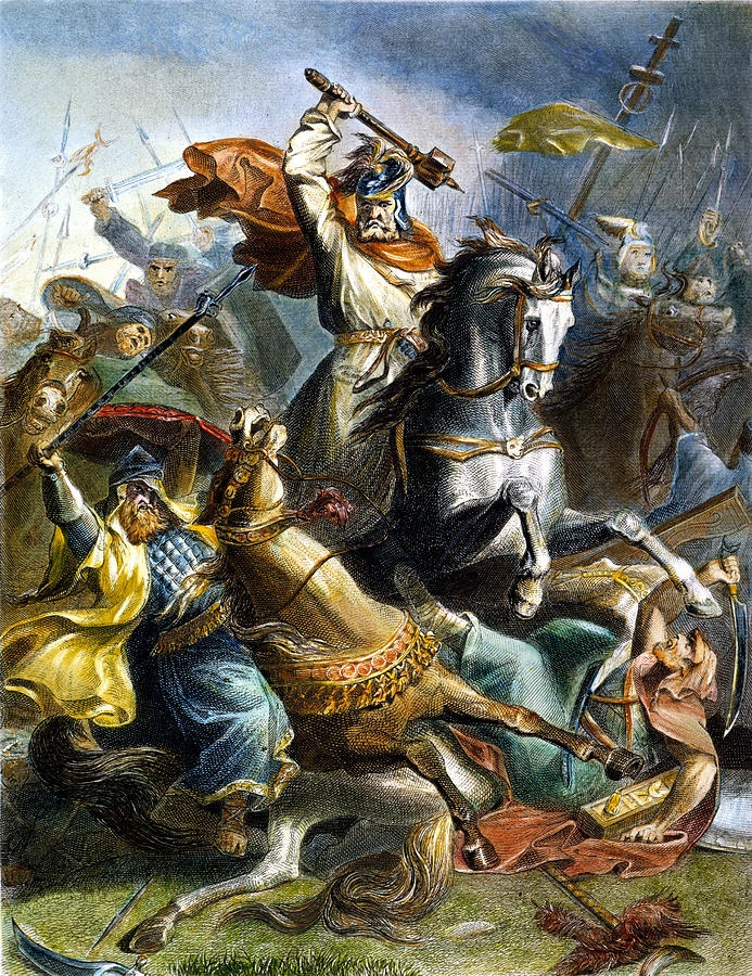 battle of tours painting