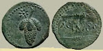 MONEDA DE ACINIPO, CIUDAD ROMANA, A 5 KM DE SETENIL. SIGLO II A. C. Y PRINCIPIOS DEL SIGLO I A.C.