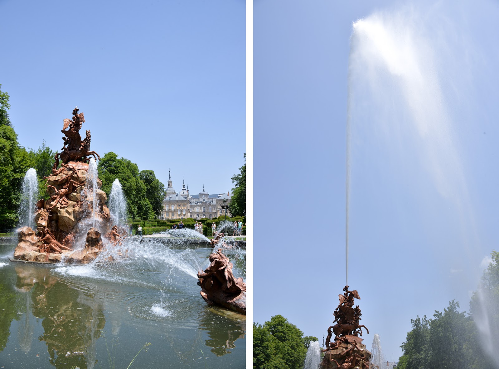 fountains royal palace palacio real la granja san ildefonso fuentes segovia madrid spain