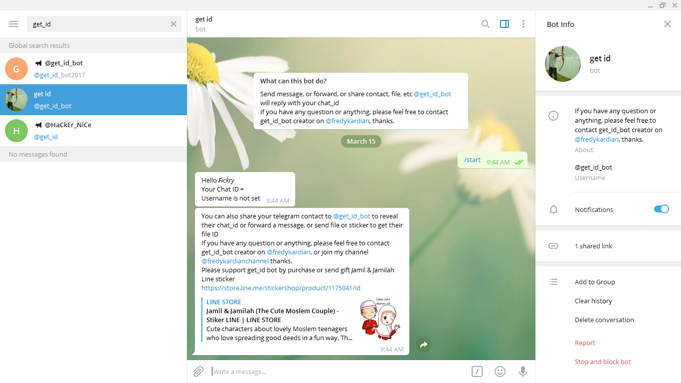 Cara Membuat & Setting & Chat ID Group ID Telegram / Bot Father FILAB