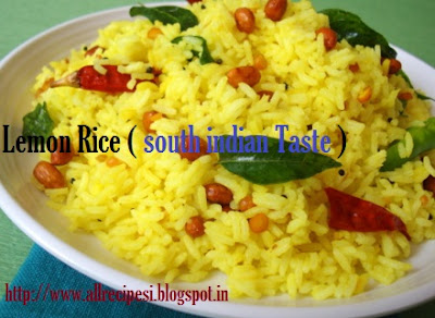 Lemon Rice - Recipe ( South Indian Special )