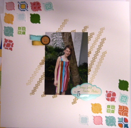 Passion scrapbooking: Le même sketch