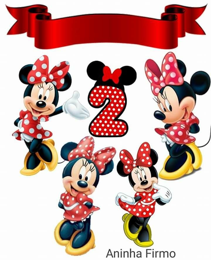 Minnie is 2! Free Printable Cake Toppers. - Oh My Baby!