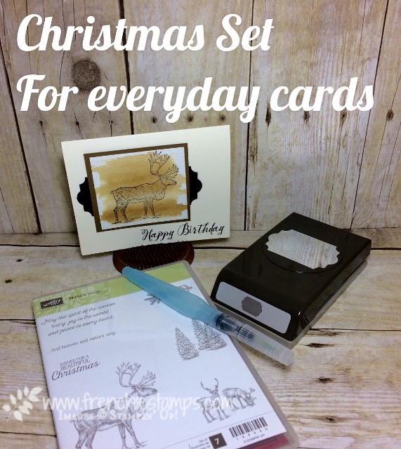 Masculine Card, Nature Sings, Feather Together, Stampin'Up!, Everyday Label Punch, Frenchiestamps