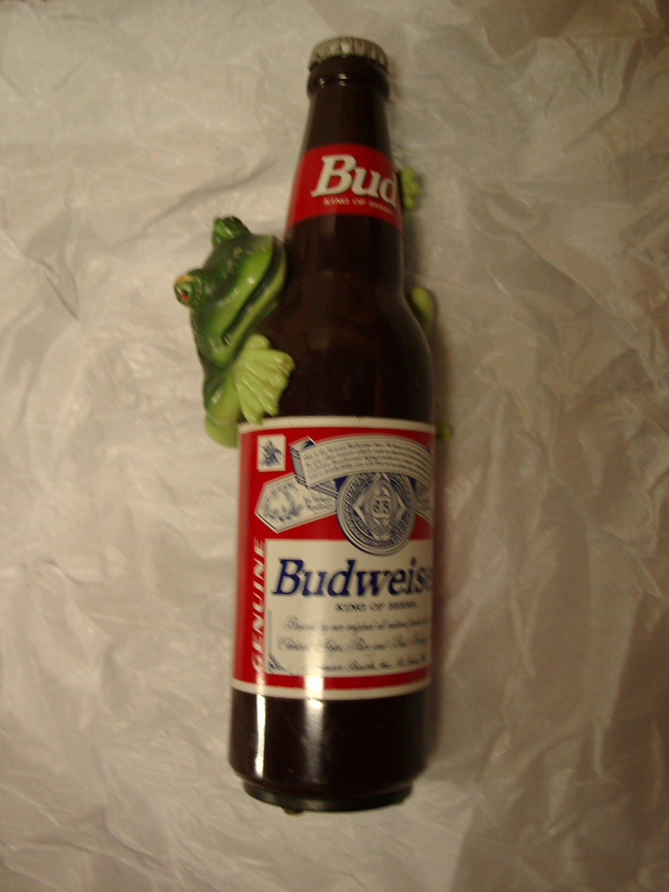 Tap Handle 41 Budweiser Frog & Bottle