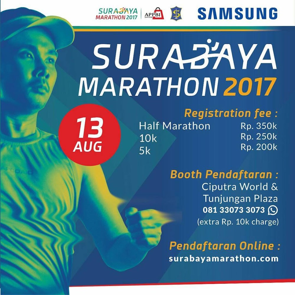 Surabaya Half Marathon • 2017 • Poster Surabaya Half Marathon • 2017 • 2017