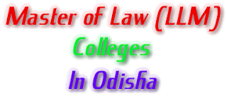 LLM colleges of odisha