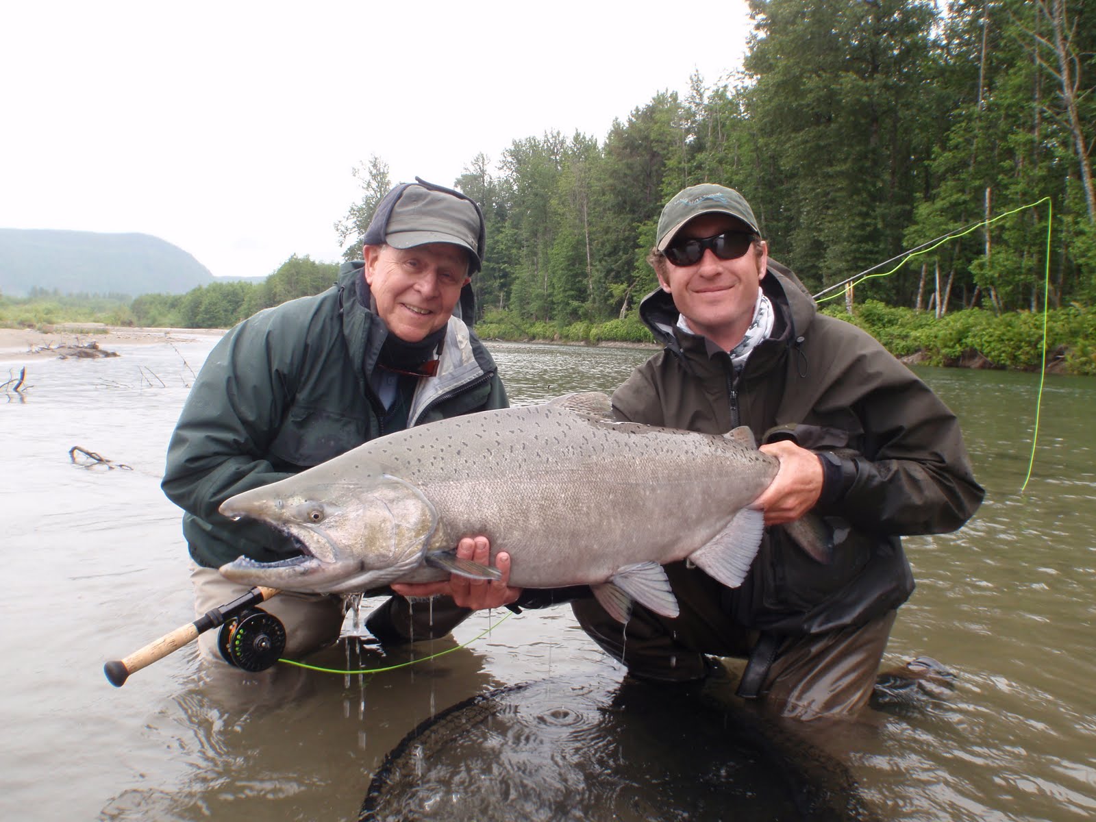 Nicholas Dean Outdoors Terrace, BC, Canada Epic Chinook Fly Fishing!