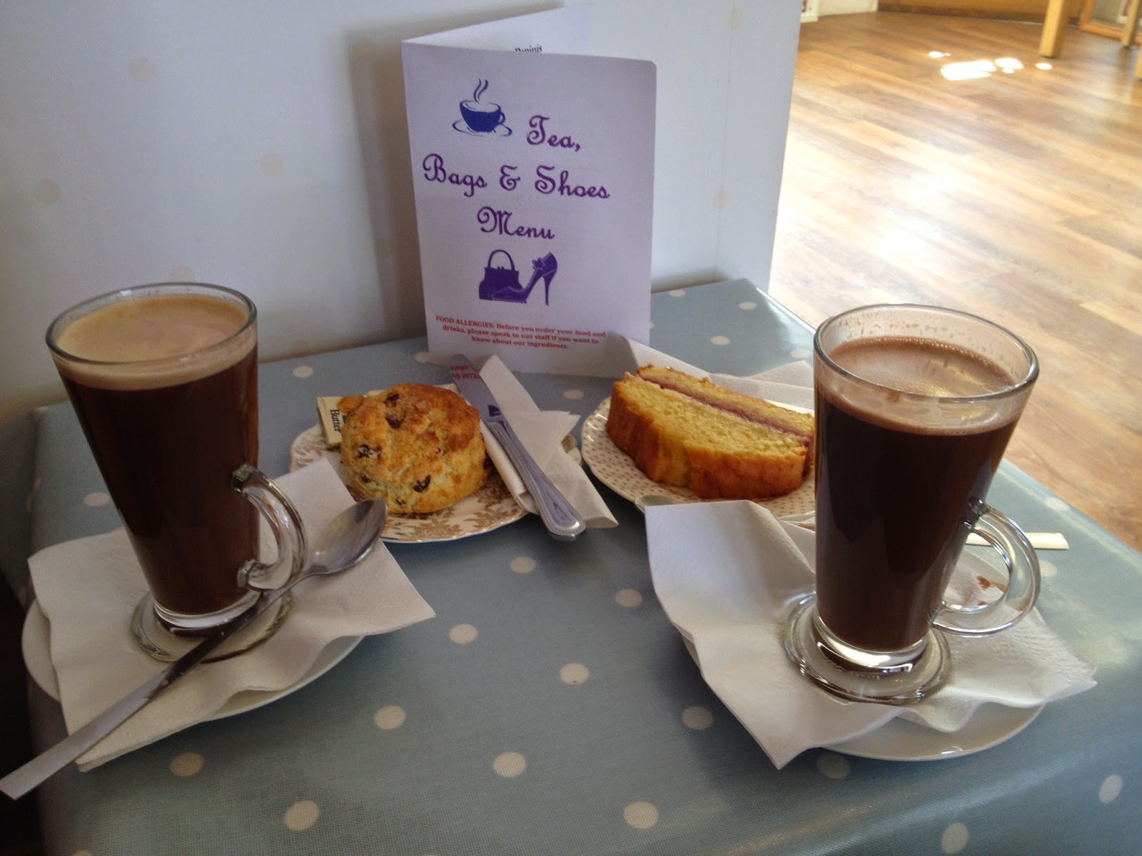 The Cake Crusader Retail Therapy. (Tea, Bags and Shoes, Thorpe End