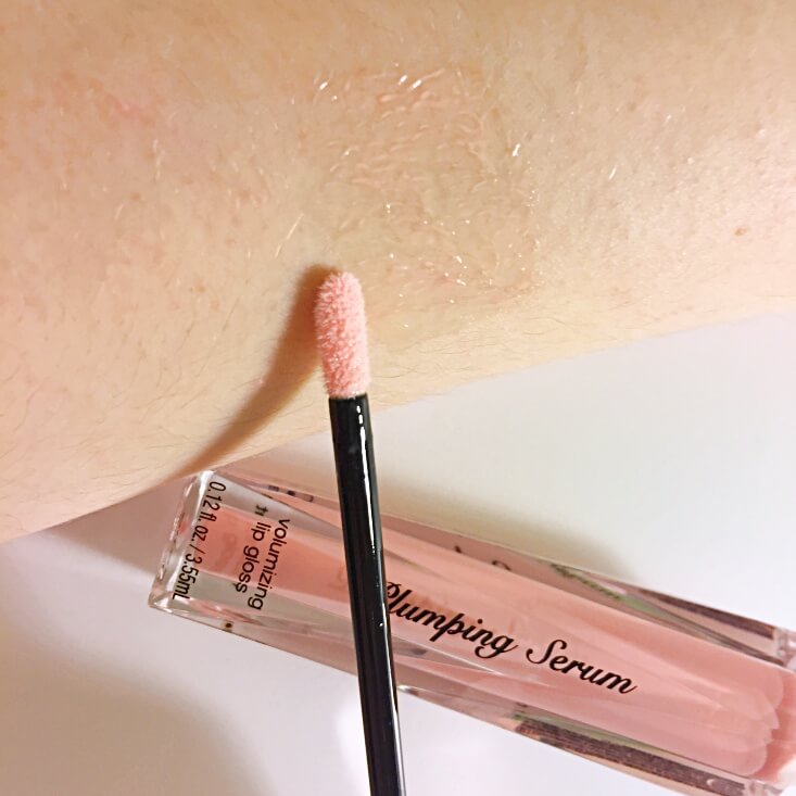Hard Candy Plumping Lip Gloss Sugar Sugar swatch Hard Candy Plumping Lip Gloss Sugar Sugar swatch