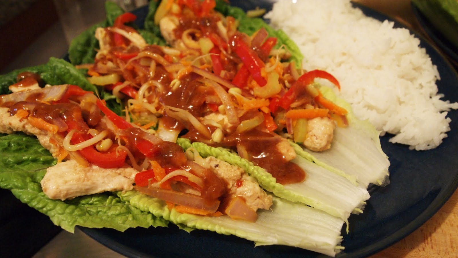 Things I Put In My Mouth Chicken Satay Lettuce Wraps
