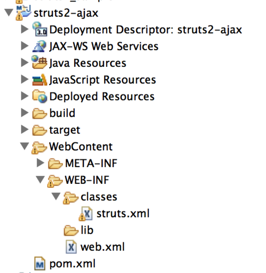 Programming for beginners AJAX response in struts2