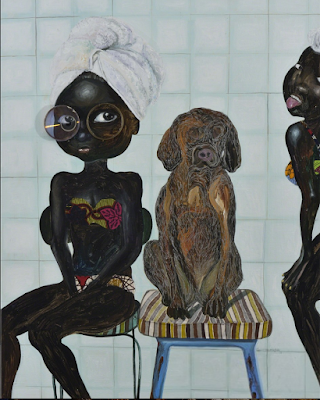 Two Girls and a Dog (2017), Ndidi Emefiele Two Girls and a Dog (2017), Ndidi Emefiele
