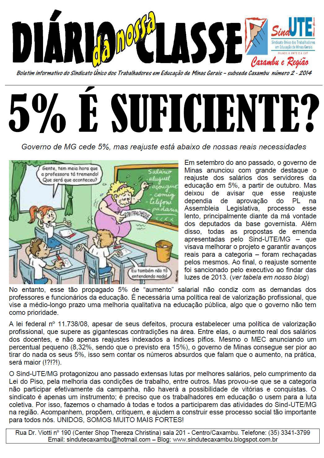 Jornal Diário da nossa Classe 02/2014