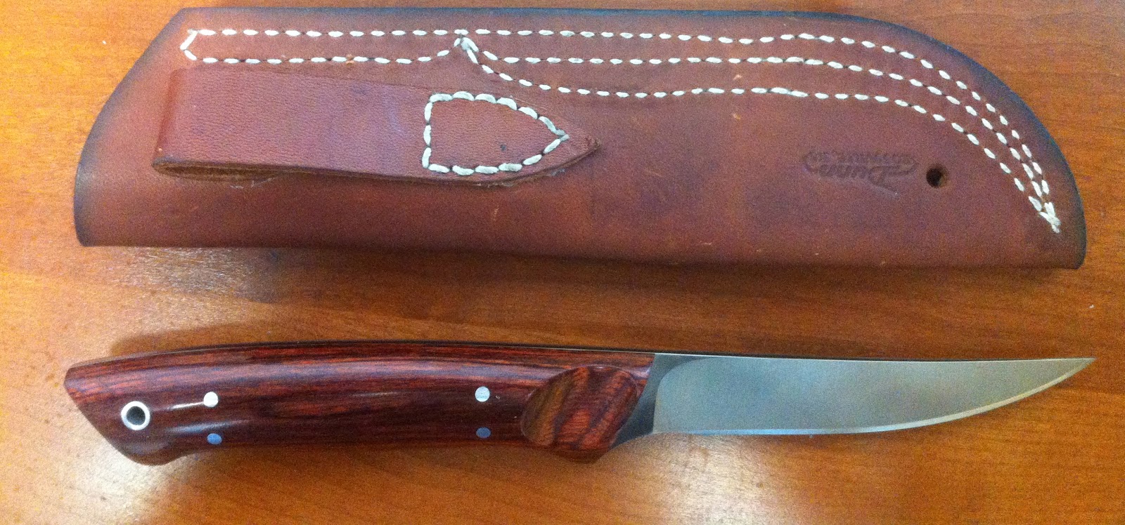 Knife Blog Dunn by Green Dymondwood Rosewood