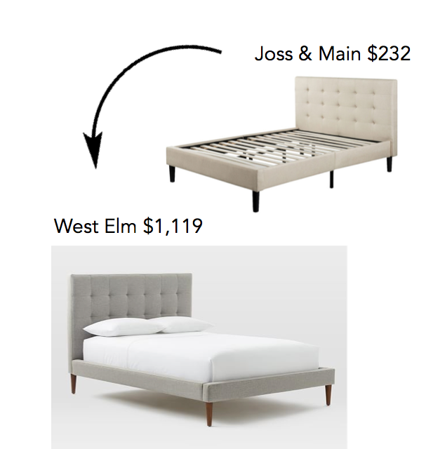CRYSTAL ANN West Elm bedding for LESS