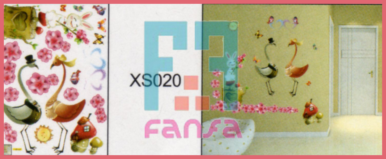 Rumah Sticker FanFa BIG WALL STICKER UK 51 X 79 CM