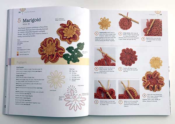 CGOA Now!: Book Review - Crochet Flowers Step-by-Step