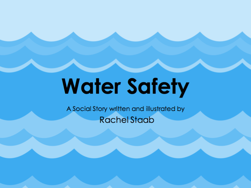 Staablog Water Safety Book Social Story about staying safe around water