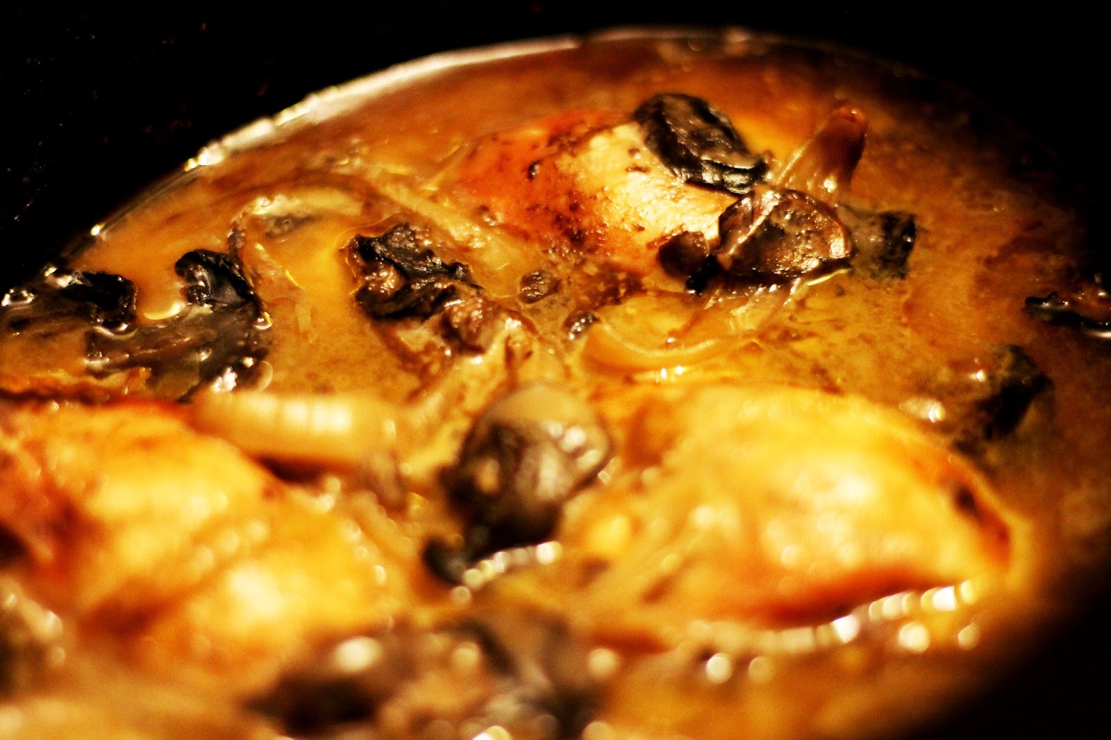 Slow Cooker Chicken & Mushrooms - Simply Tasheena