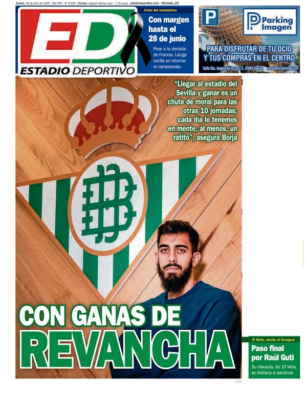 Betis, Estadio Deportivo: "Con ganas de revancha"