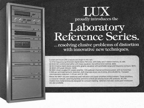 LUXMAN Laboratory Reference Series