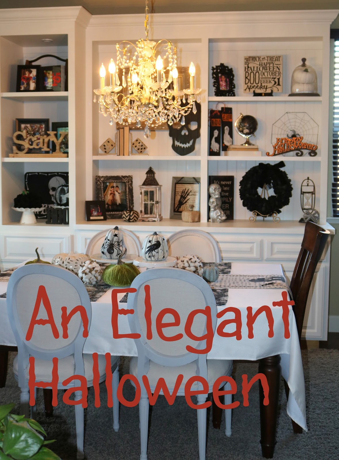 The 1158 Spot An Elegant Halloween Dining Room