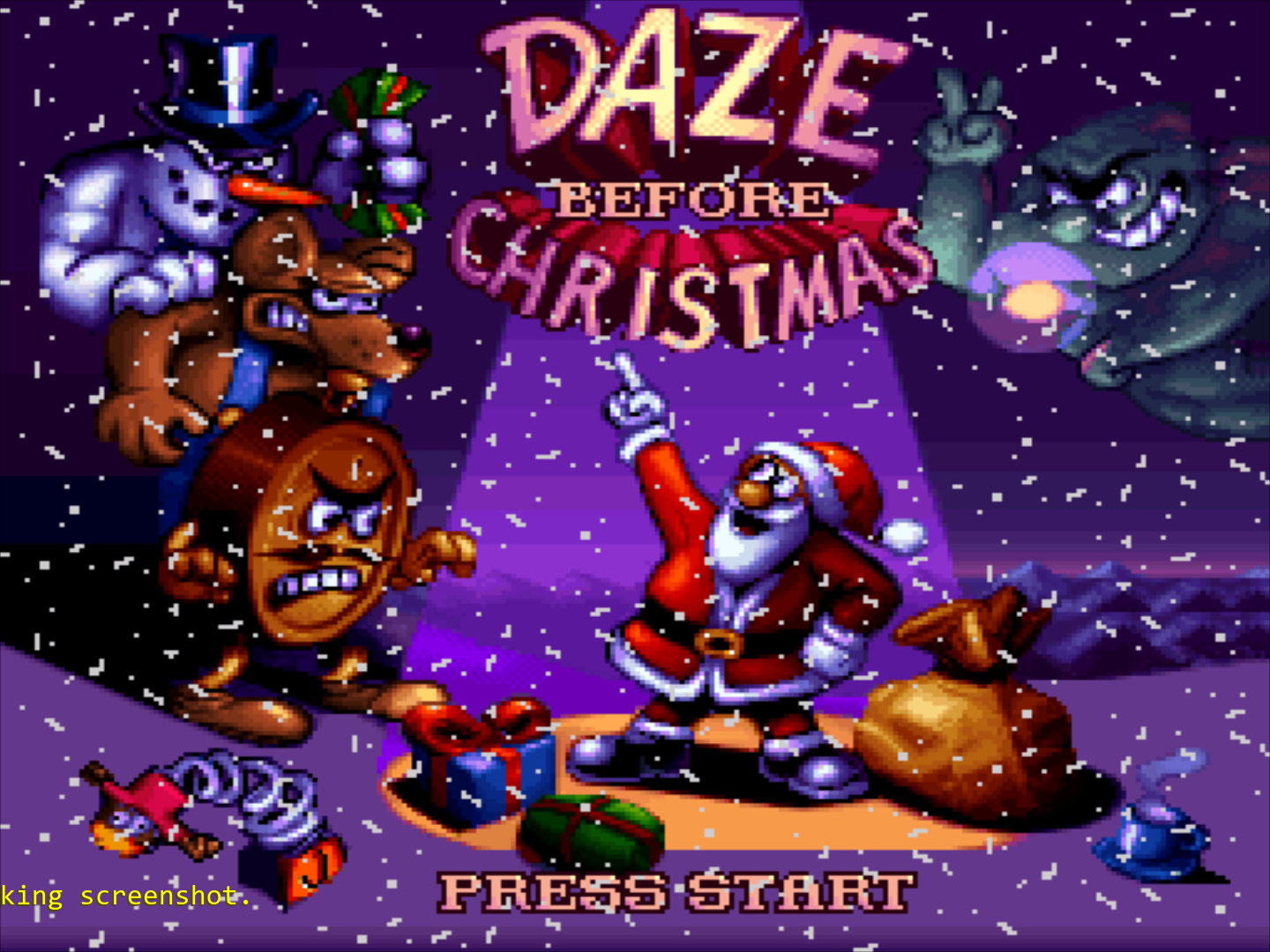 Days before christmas. Daze before Christmas игра. Новогодние игры на сегу. Daze before Christmas Sega. Daze before Christmas Snes игра.