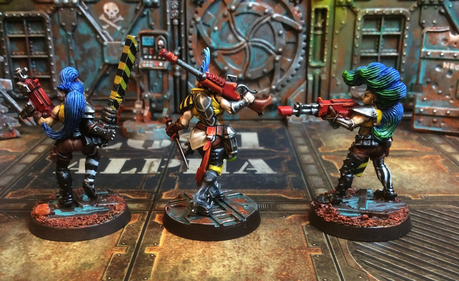 Tabletop Apocalypse Necromunda Escher Miniatures Metal Vs Plastic