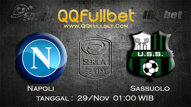 PREDIKSIBOLA - Prediksi Taruhan Bola Napoli VS Sassuolo 29 November 2016 (SERIE A Italia)
