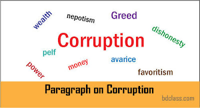 Paragraph on Corruption in Simple English Paragraph on Corruption in Simple English
