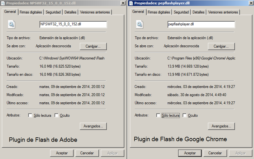 VMWare: vSphere Web Client con Google Chrome (Seleccionar el plugin a utilizar)