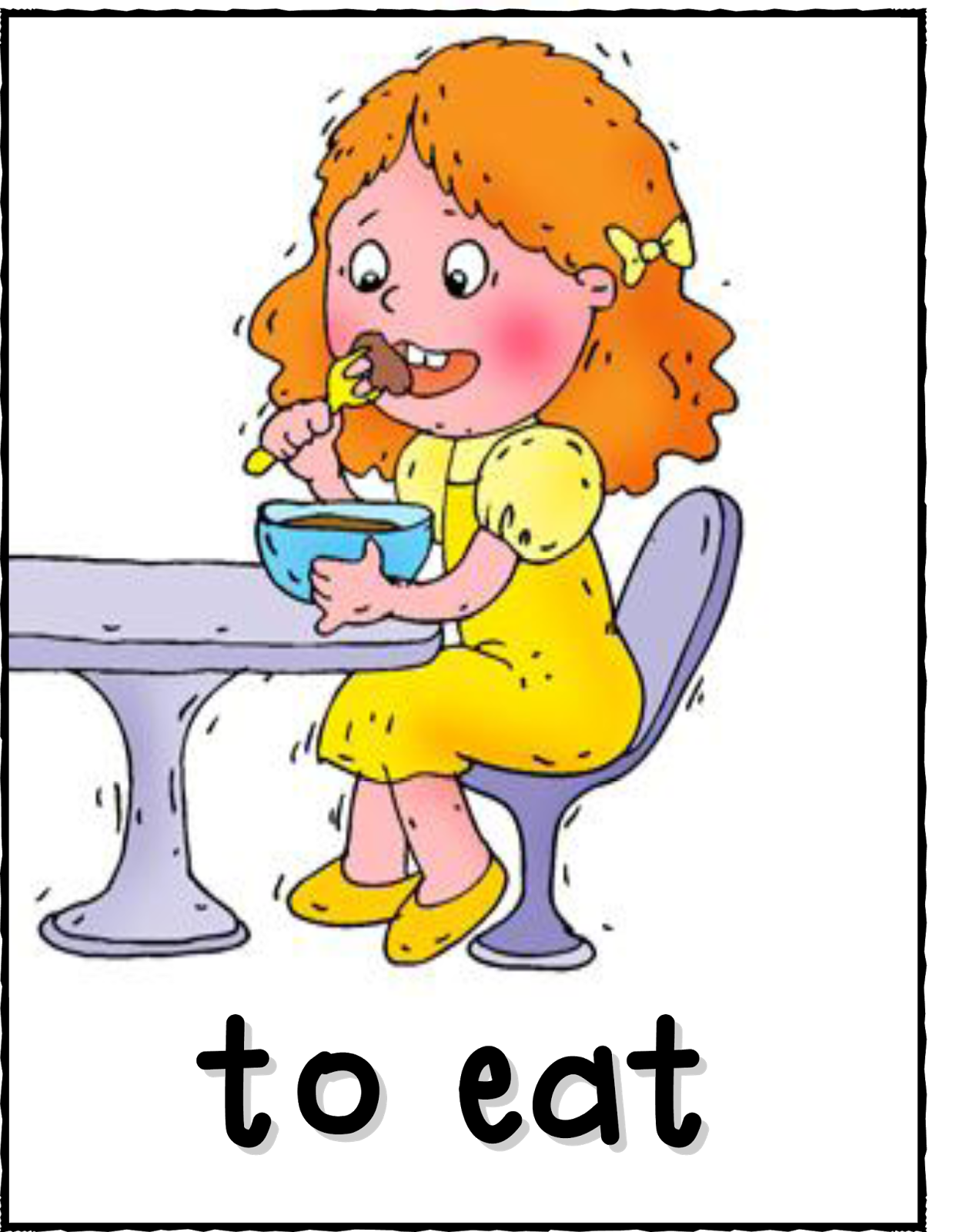 clipart images of verbs - photo #9