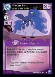 My Little Pony Princess Luna, Mare in the Moon Canterlot Nights CCG Card