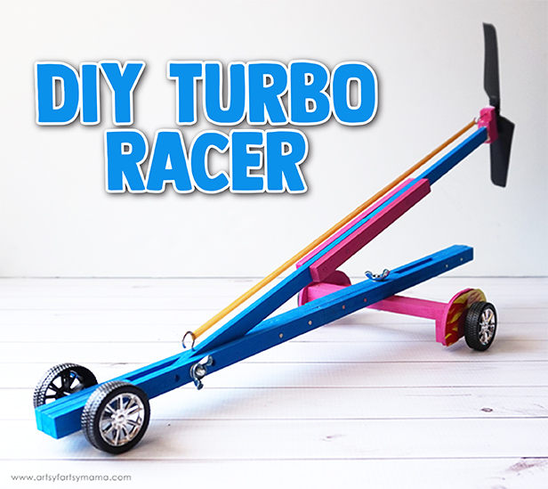 DIY Turbo Racer from Young Woodworkers Kit Club