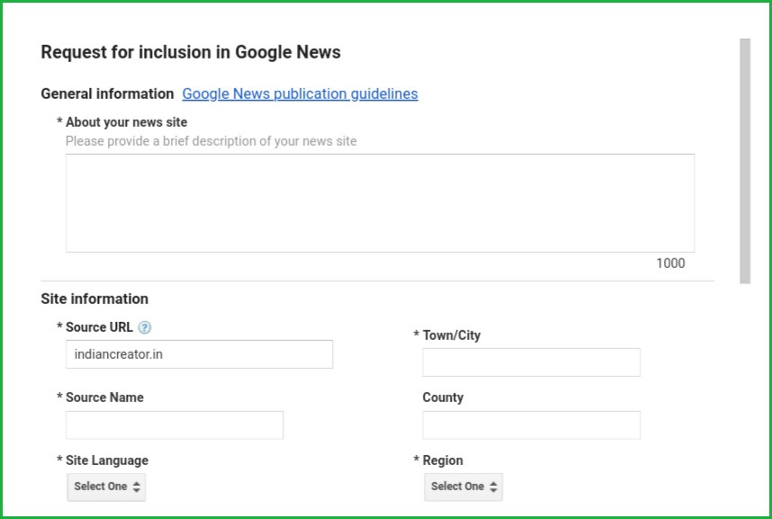 Google news publisher form Google-news-publisher-form