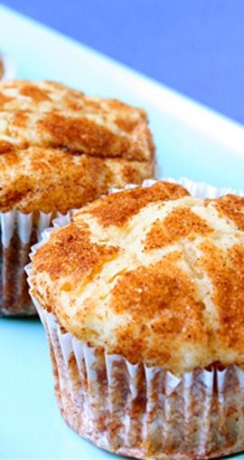 Recipe for Snickerdoodle Muffins, known as Muffadoodles!