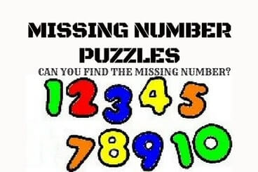 test your brain find the missing number. ​ 