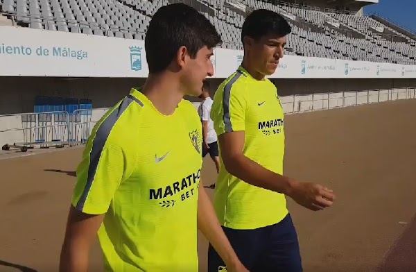 Málaga, Diego González ya entrena con el equipo