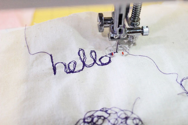 Freestyle Machine Embroidery class in London - Tilly and the Buttons