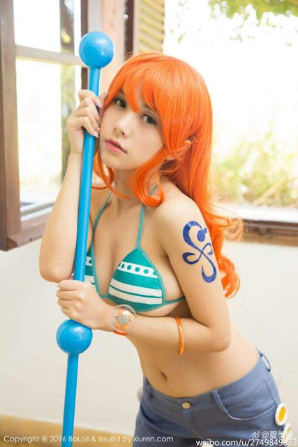 Nami cosplay naked