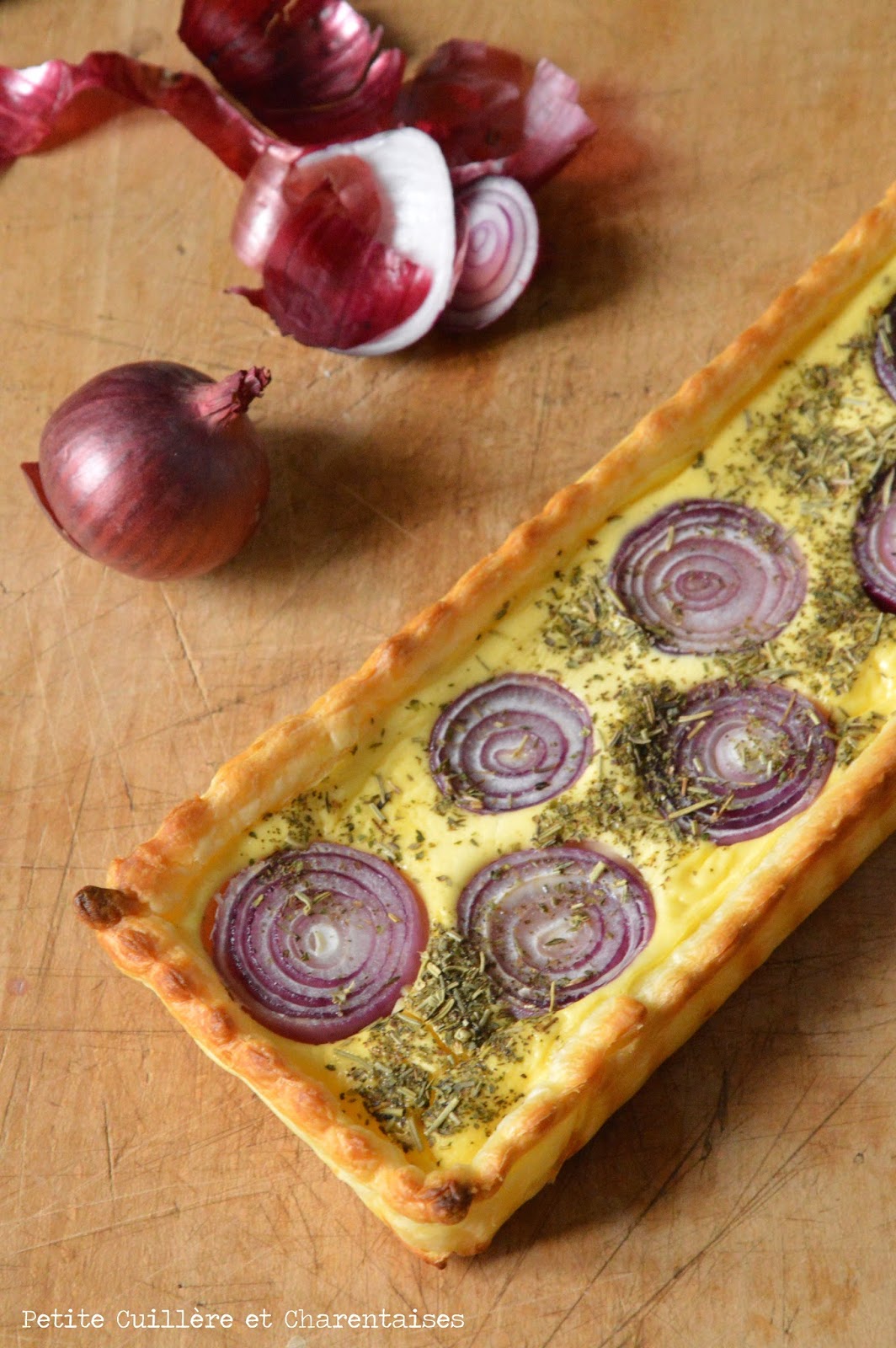 Petite Cuillère et Charentaises: Tarte aux Oignons rouges et à la Ricotta