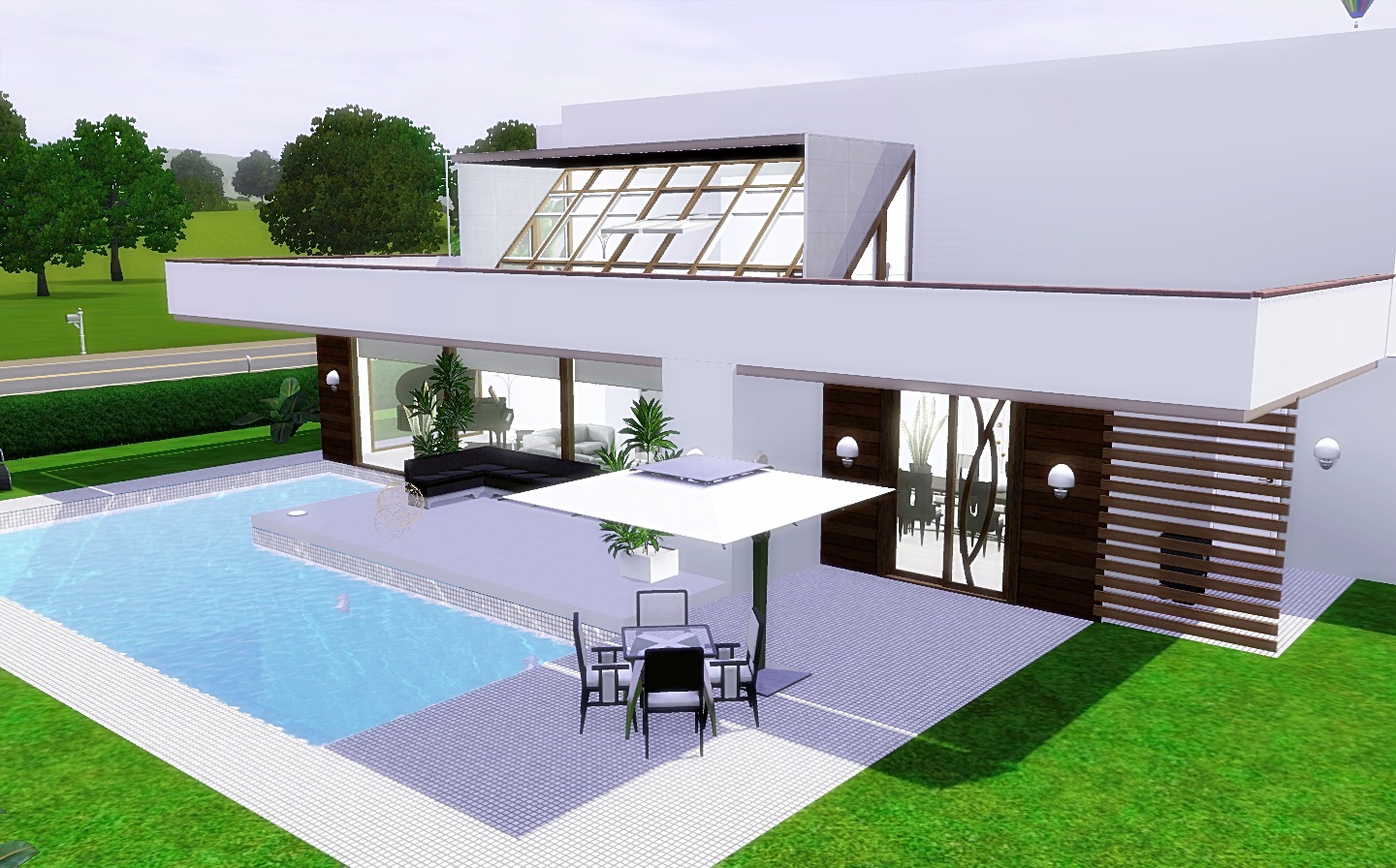 Modern Cozy - House The Sims 3 - Via Sims Modern Cozy - House The Sims 3 - Via Sims